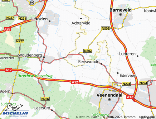 Carte MICHELIN Scherpenzeel - ViaMichelin