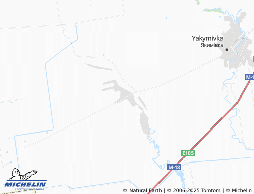MICHELIN Novodanylivka map - ViaMichelin
