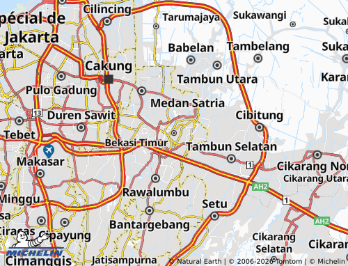MICHELIN Bekasi Timur map - ViaMichelin