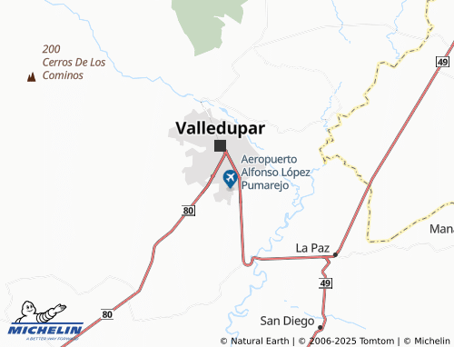 MICHELIN La Felicidad map - ViaMichelin