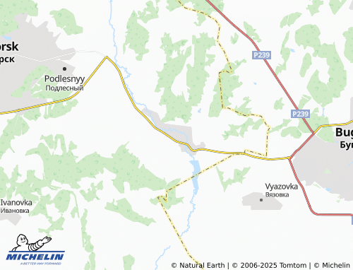MICHELIN Staraya Pis'myanka map - ViaMichelin
