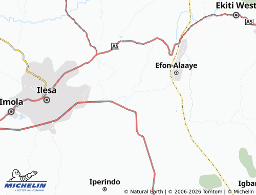 MICHELIN Erinmo map - ViaMichelin