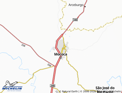Mapa MICHELIN Vila Lambari - ViaMichelin