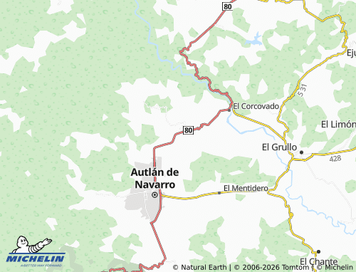 Mappa MICHELIN Mezquitán - ViaMichelin