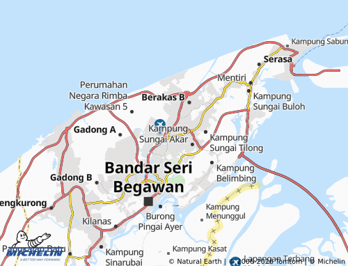 Mapa MICHELIN Kampung Serusop - ViaMichelin