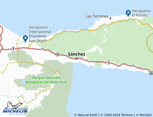 MICHELIN Sánchez map - ViaMichelin