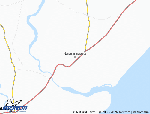 Carte MICHELIN Narasannapeta - ViaMichelin