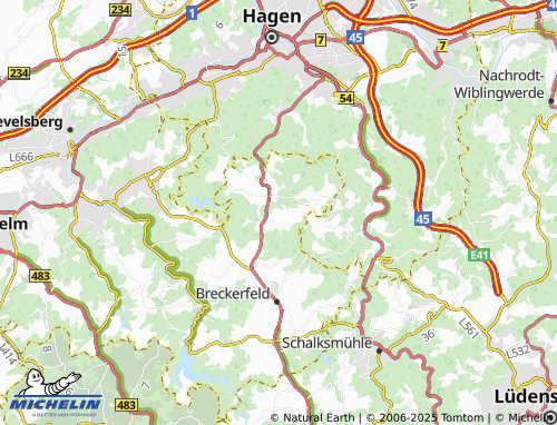 MICHELIN Oberfeldhausen map - ViaMichelin