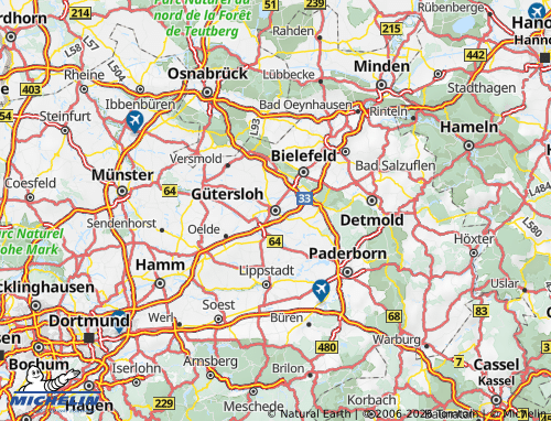 MICHELIN Gütersloh map - ViaMichelin