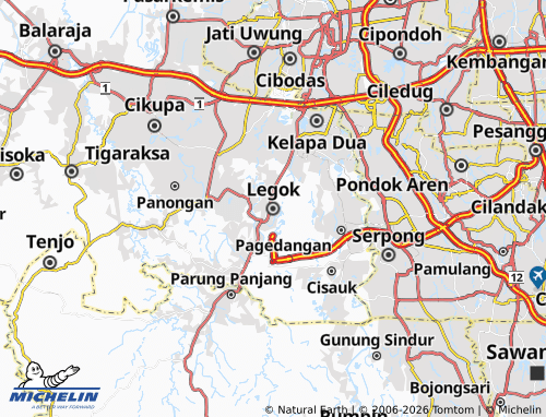 Mappa MICHELIN Legok - ViaMichelin