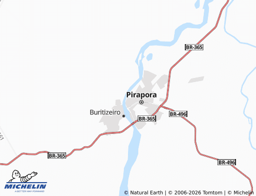 Mapa MICHELIN Nossa Senhora Aparecida - ViaMichelin