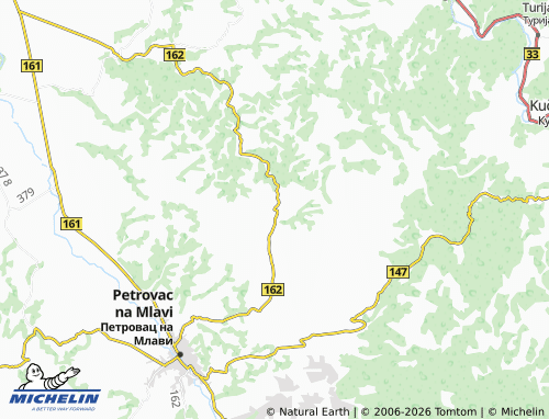 Mapa MICHELIN Ranovac - ViaMichelin