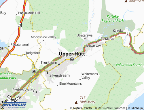 Mapa MICHELIN Ebdentown - ViaMichelin