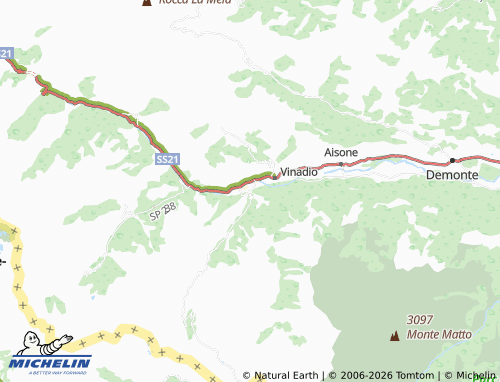 Mapa MICHELIN Pratolungo - ViaMichelin
