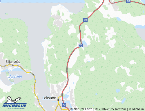 MICHELIN Ytterboda map - ViaMichelin
