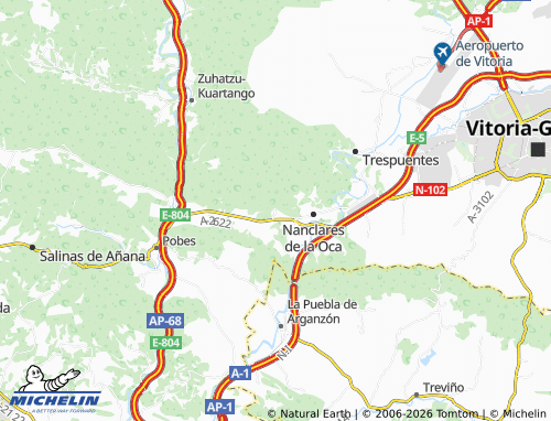 MICHELIN Ollávarre map - ViaMichelin