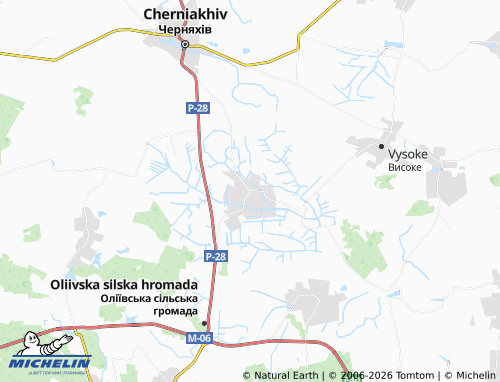 Mapa MICHELIN Trokovychi - ViaMichelin