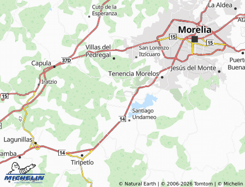 MICHELIN Arkos San Pedro map - ViaMichelin