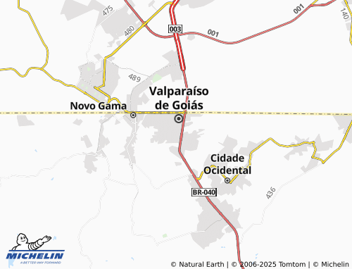 MICHELIN Novo Jardim Oriente map - ViaMichelin