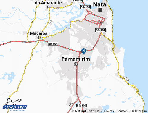 MICHELIN Monte Castelo map - ViaMichelin