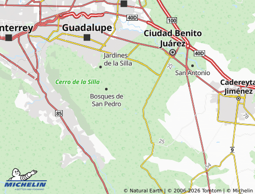 Mappa MICHELIN 16 de Septiembre - ViaMichelin