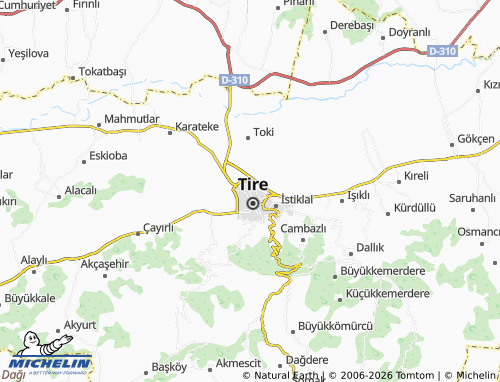MICHELIN Hürriyet map - ViaMichelin