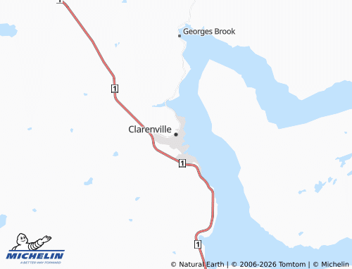 Mappa MICHELIN Clarenville - ViaMichelin