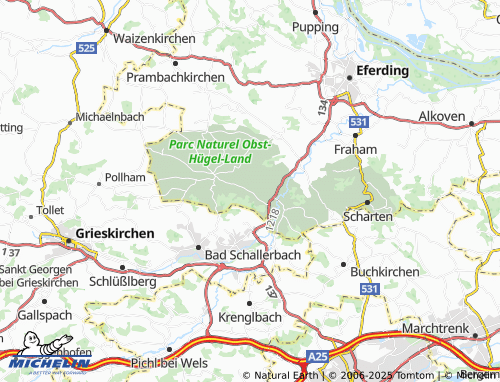 MICHELIN Unterfreundorf map - ViaMichelin
