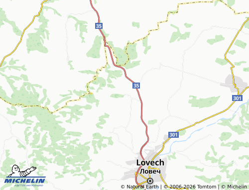 Mapa MICHELIN Slavyani - ViaMichelin