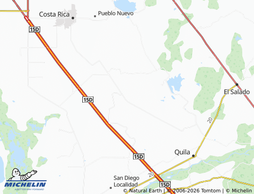 Mappa MICHELIN Tierra y Libertad Número 2 - ViaMichelin
