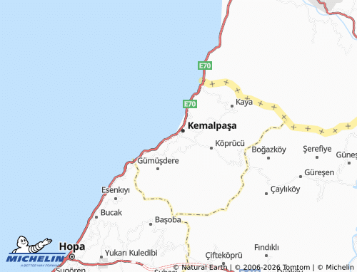 Mappa MICHELIN Selimiye - ViaMichelin