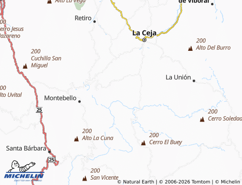 MICHELIN La Loma map - ViaMichelin