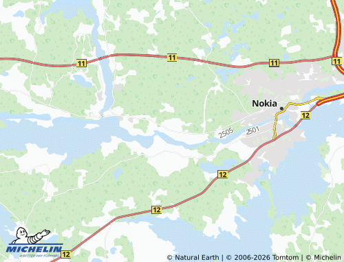 MICHELIN-Landkarte Korvola - ViaMichelin