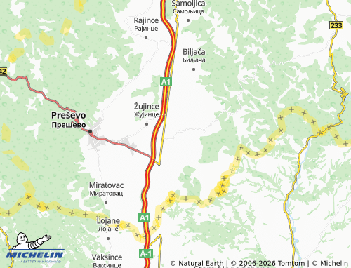 Carte MICHELIN Reljan - ViaMichelin