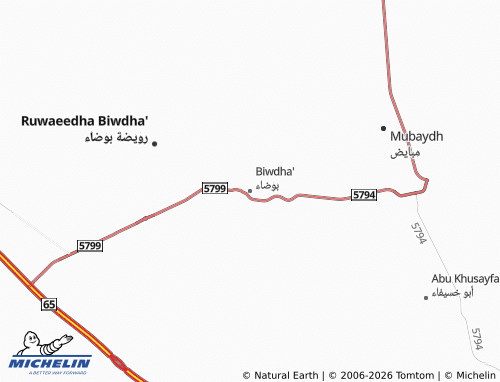 MICHELIN Bawda map - ViaMichelin