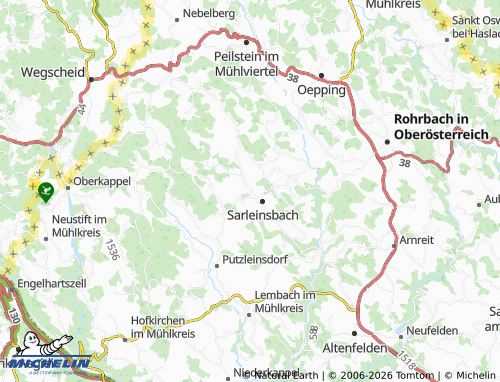 MICHELIN-Landkarte Pfaffenberg - ViaMichelin