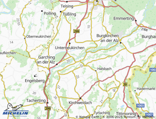 MICHELIN-Landkarte Rehdorf - ViaMichelin