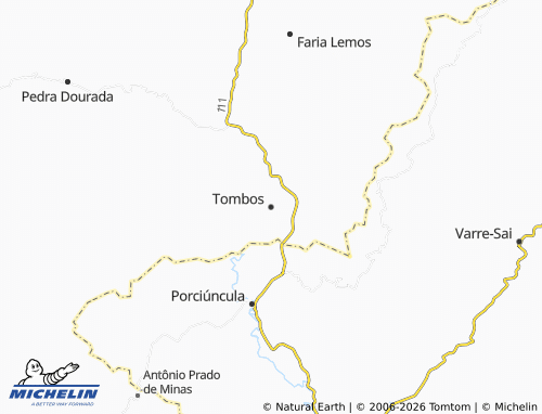 MICHELIN-Landkarte Tombos - ViaMichelin