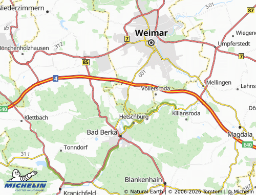 Mappa MICHELIN Legefeld - ViaMichelin
