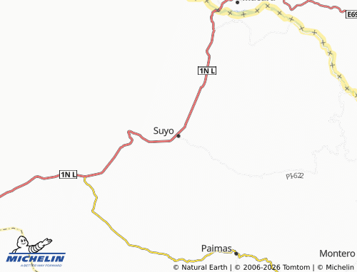 Mapa MICHELIN Suyo - ViaMichelin