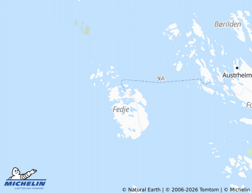 Mappa MICHELIN Fedje - ViaMichelin
