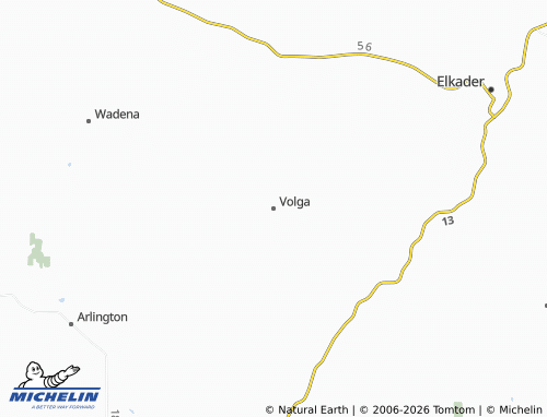 Mappa MICHELIN Volga - ViaMichelin