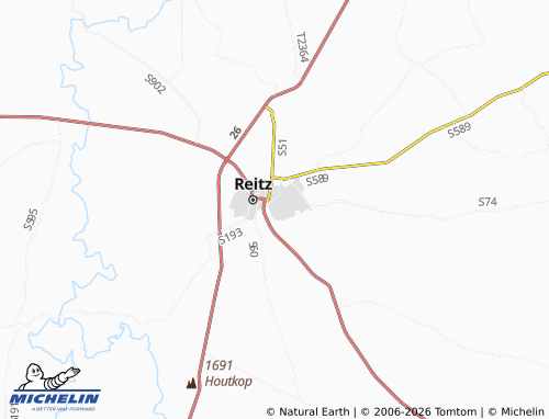 Kaart MICHELIN Petsana - ViaMichelin