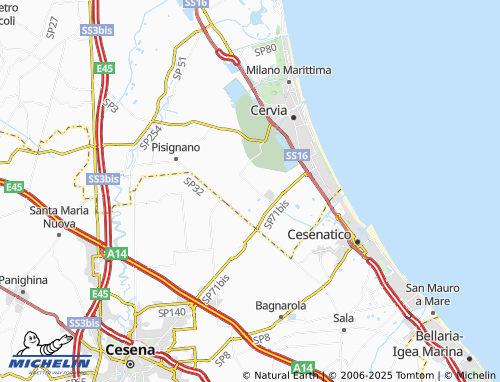 MICHELIN Sant'Andrea map - ViaMichelin