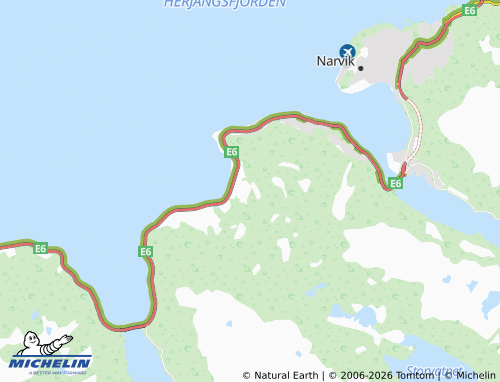 Mappa MICHELIN Håkvik - ViaMichelin