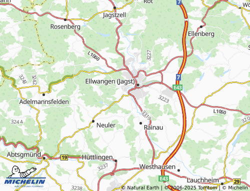 Mapa MICHELIN Schrezheim - ViaMichelin