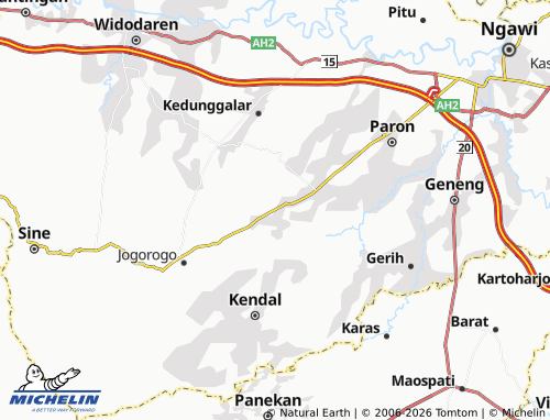 Mapa MICHELIN Gentong - ViaMichelin