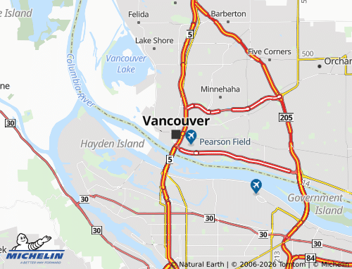 Carte MICHELIN Vancouver - ViaMichelin