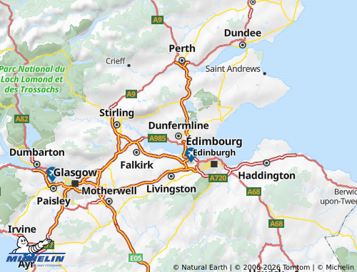 Mappa MICHELIN Fife - ViaMichelin