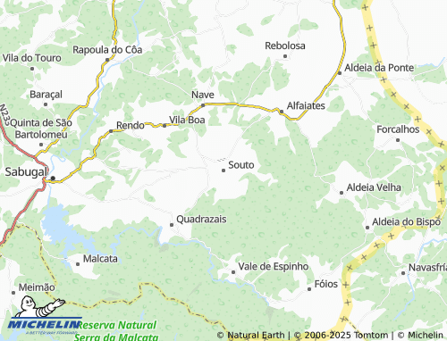 MICHELIN-Landkarte Souto - ViaMichelin